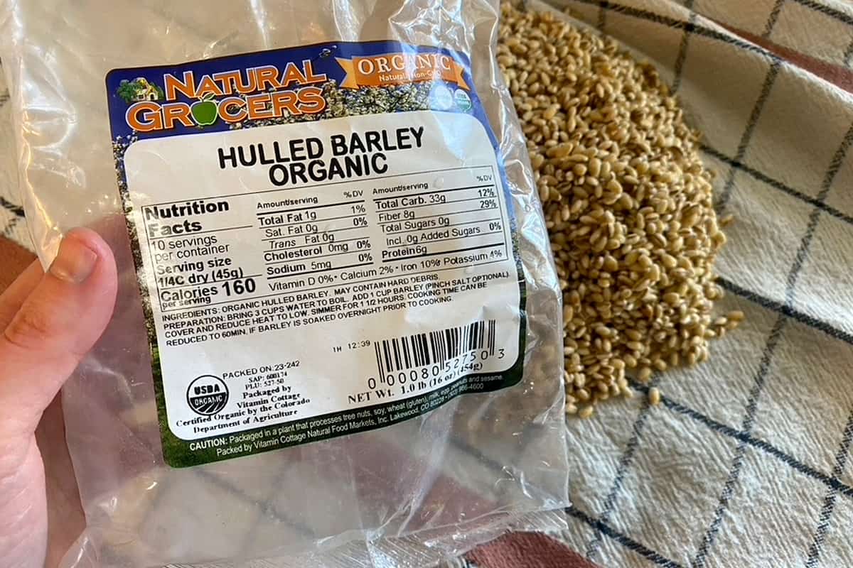 How to mill Hulled Barley for flour Common Grains