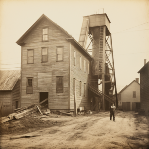 mid-19th century grain mill