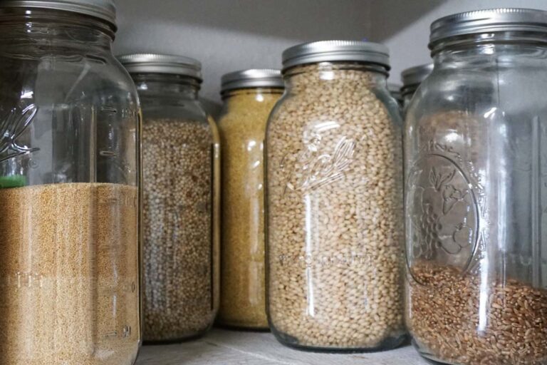 How long can you store whole grains or flours? A reference chart